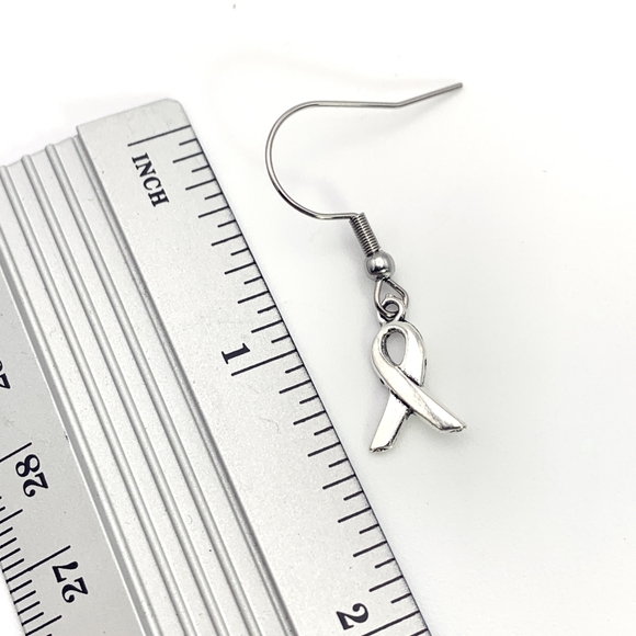 Awareness Ribbon Earrings - Picture 5 of 5